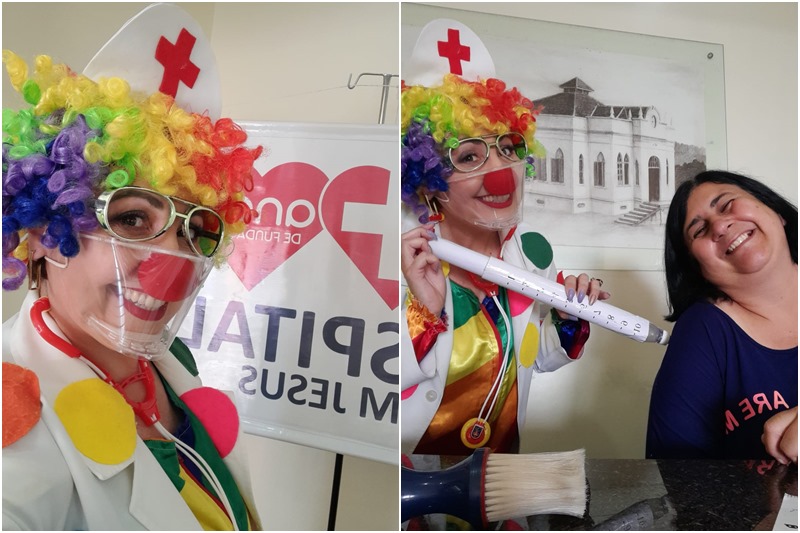 Volunt Ria Leva Alegria Aos Pacientes Internados Do Hospital Bom Jesus